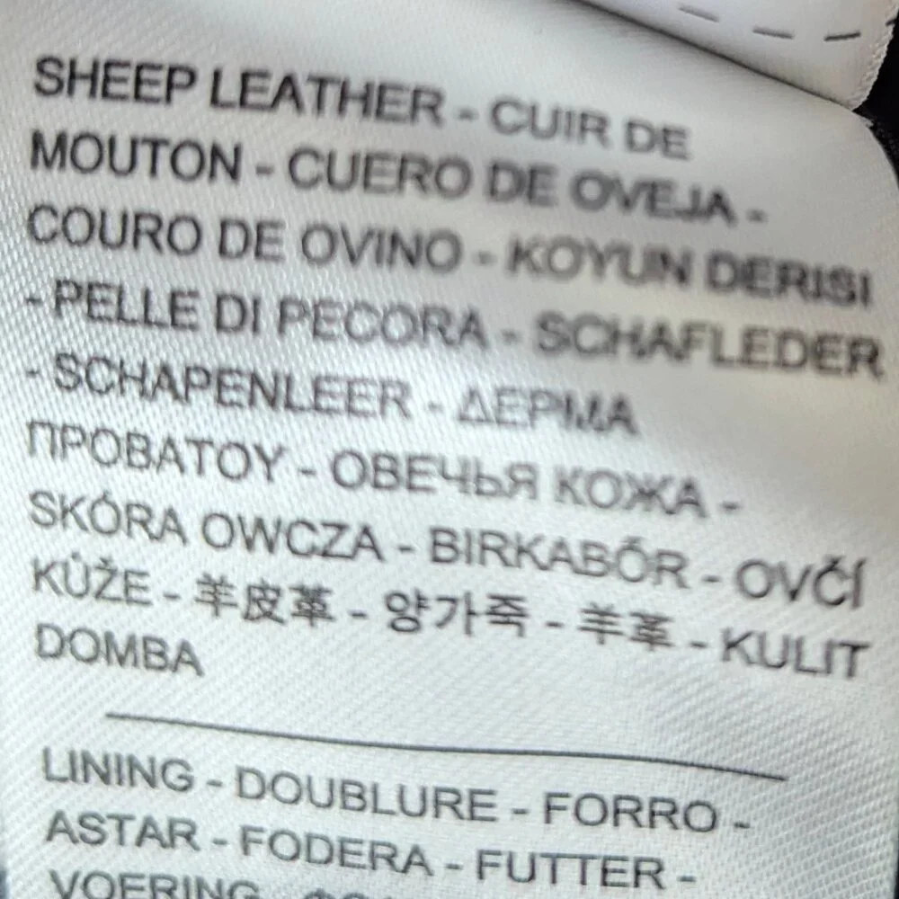 Levi's Sheep Leather Moto Jacket - Picture 5 of 16